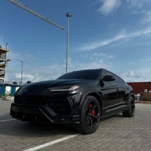 Black On Red Lamborghini Urus
