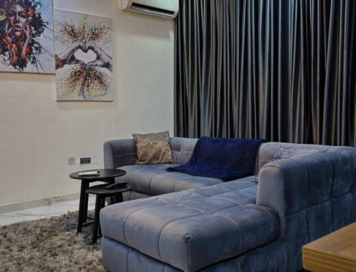 Stylish 1BR Apartment at Mijl Residence Chisco, Lekki