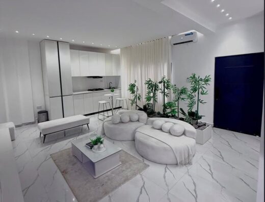 Luxury 3Bedroom White Apartment – Life Camp Abuja