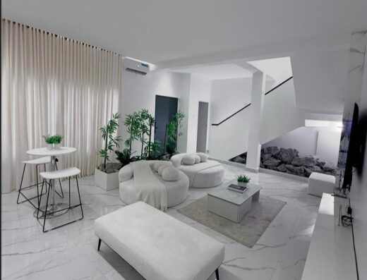 Luxury 3Bedroom White Apartment – Life Camp Abuja